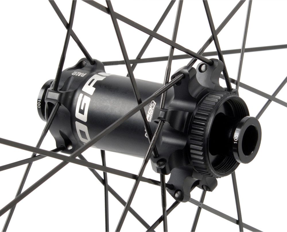 Paire de roues Progress Neon Disc Blanc | 12x100/12x142 mm | Center Lock | Shimano Microspline