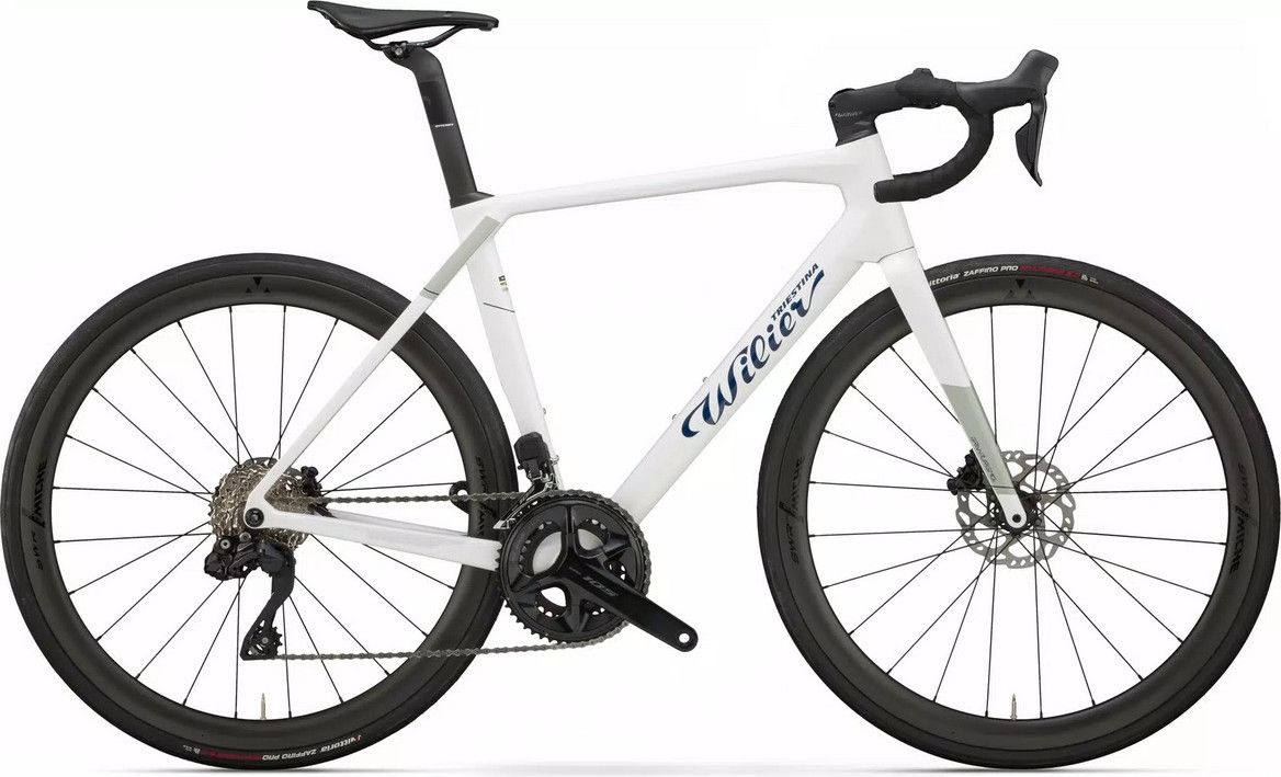 Vélo route Wilier Triestina Granturismo SL Rival AXS taille M blanc bleu