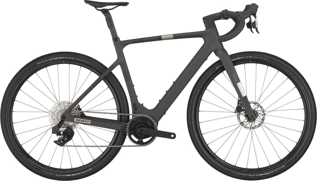 Vélo de Gravel Électrique Scott Solace Gravel 30 Sram Apex XPLR AXS 12V 360Wh 700 mm Noir 2025
