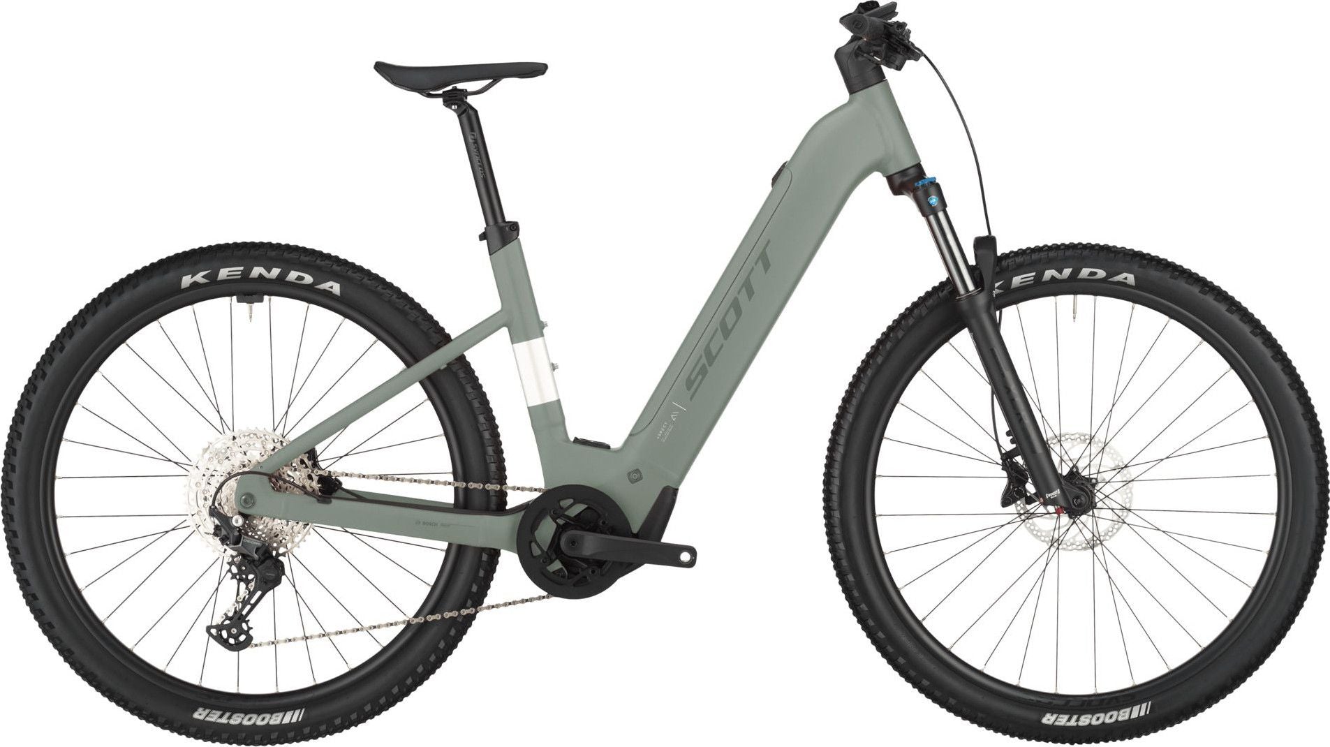 VTT Électrique Semi-Rigide Scott Aspect eRide 900 Wave 12V 800Wh Bosch 85 Nm 29'' Vert 2025