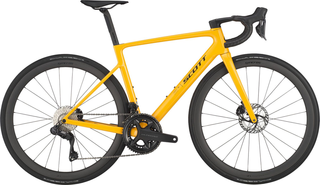 Vélo de Route Scott Addict RC 10 Shimano Ultegra Di2 12V 700 mm Jaune 2025