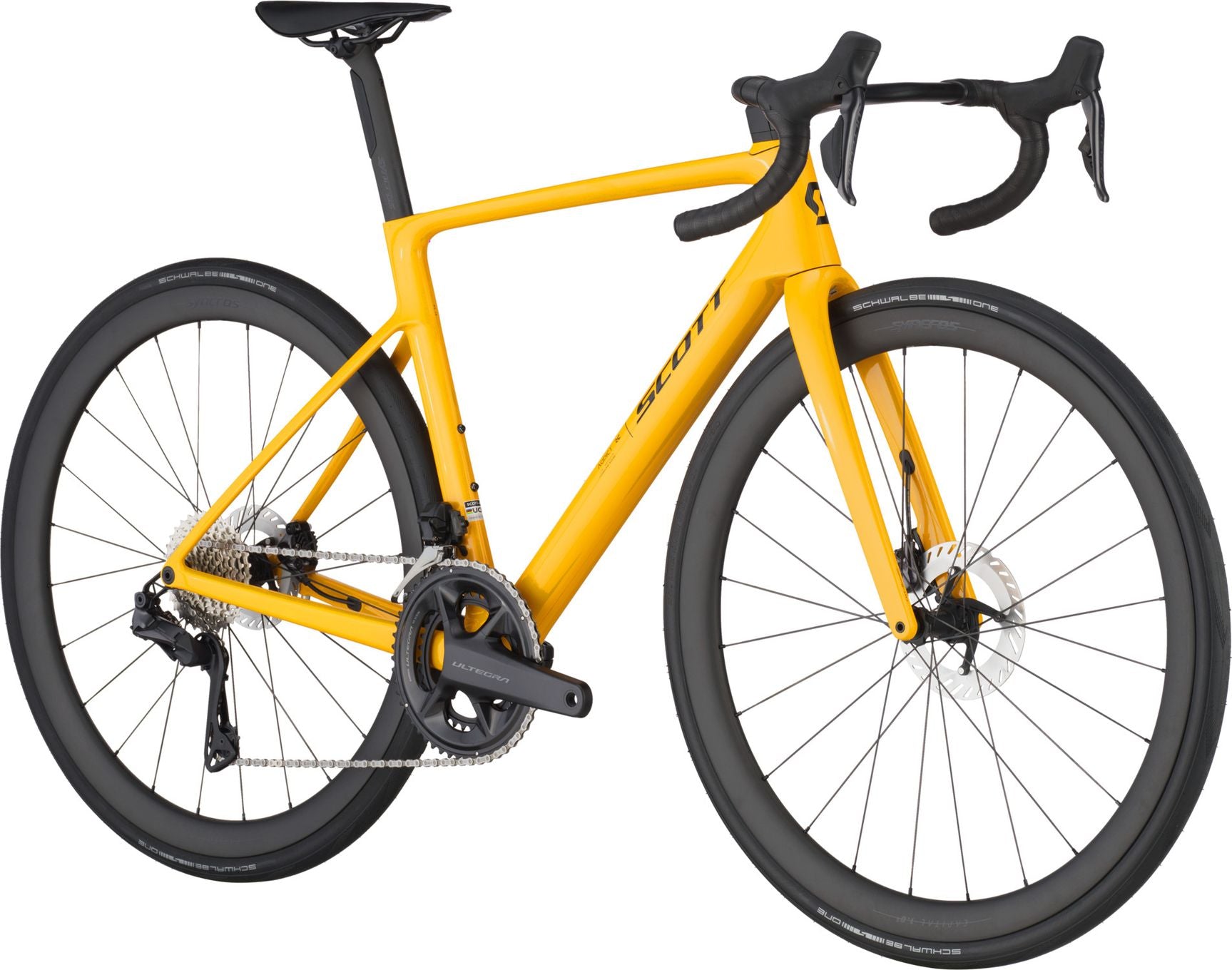 Vélo de Route Scott Addict RC 10 Shimano Ultegra Di2 12V 700 mm Jaune 2025