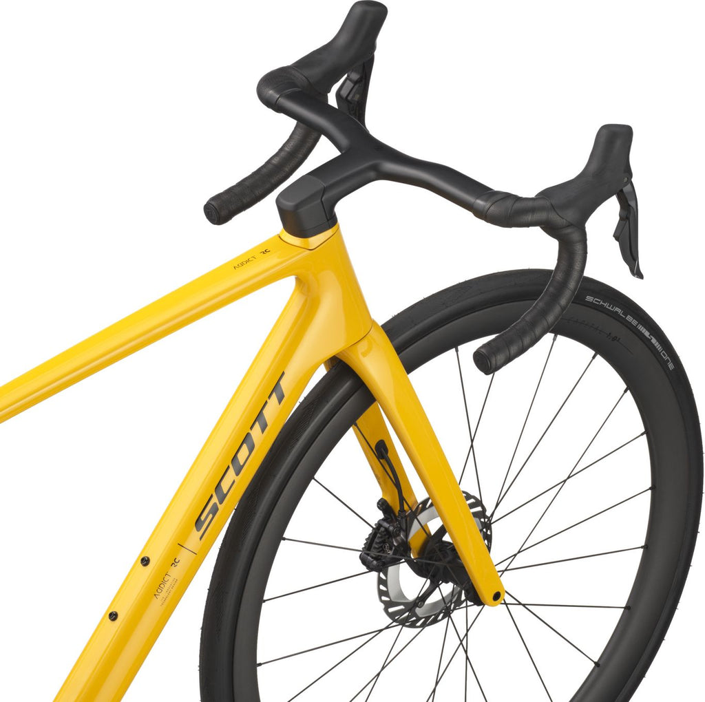 Vélo de Route Scott Addict RC 10 Shimano Ultegra Di2 12V 700 mm Jaune 2025