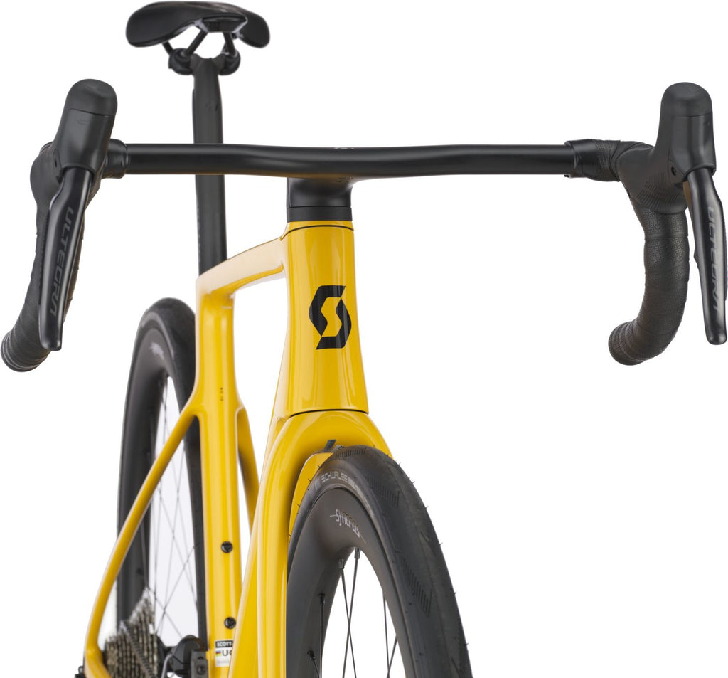 Vélo de Route Scott Addict RC 10 Shimano Ultegra Di2 12V 700 mm Jaune 2025