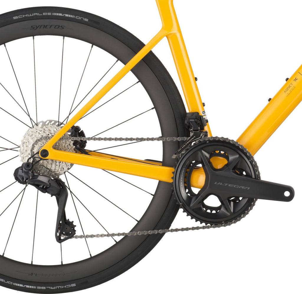 Vélo de Route Scott Addict RC 10 Shimano Ultegra Di2 12V 700 mm Jaune 2025