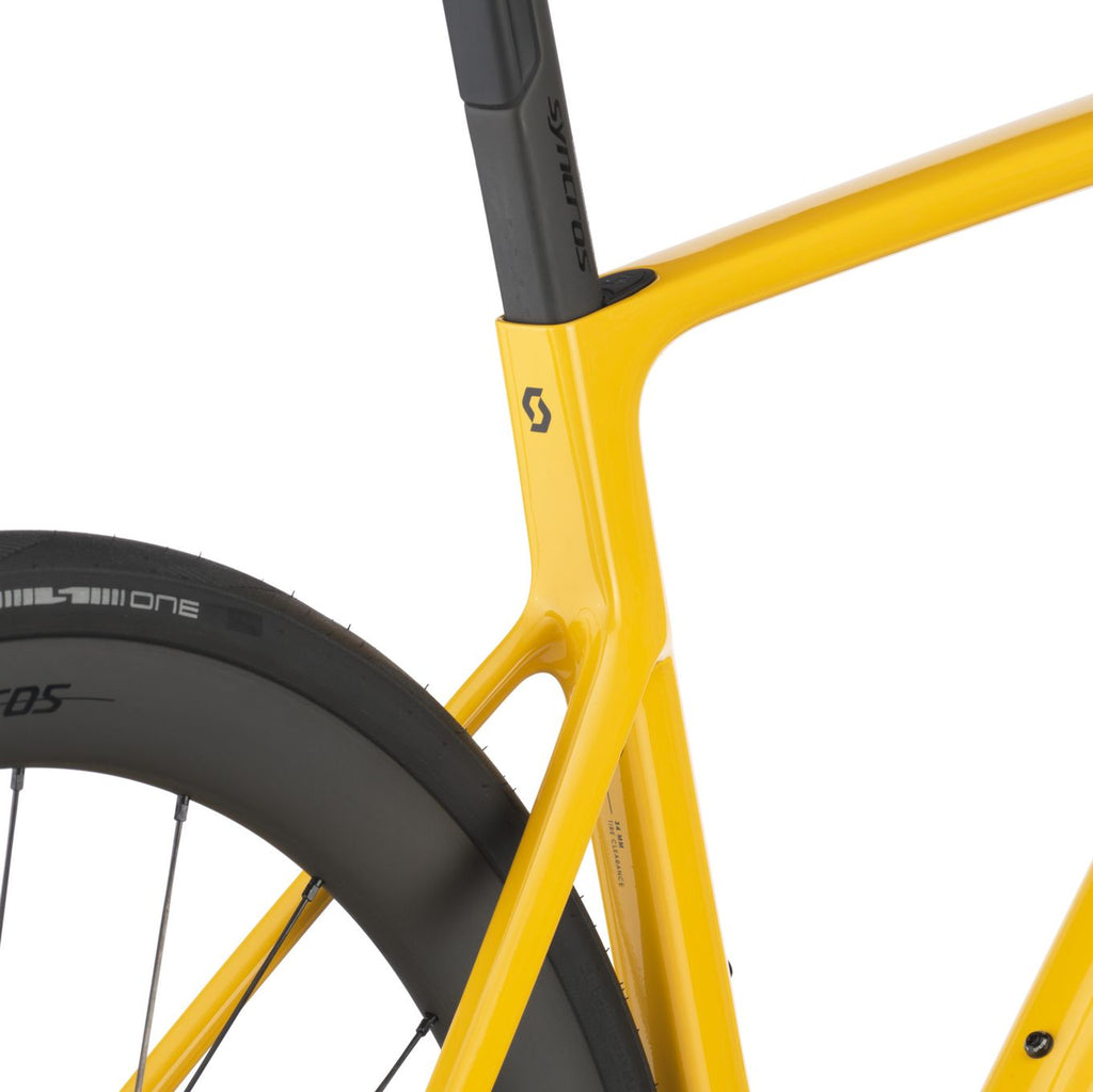 Vélo de Route Scott Addict RC 10 Shimano Ultegra Di2 12V 700 mm Jaune 2025