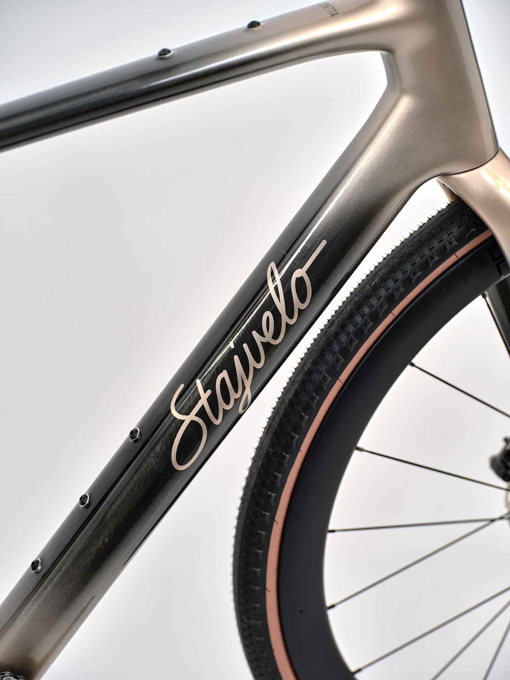 Vélo de Gravel Stajvelo Roccheta Allroad Shimano Ultegra Di2 12v Beige 2025