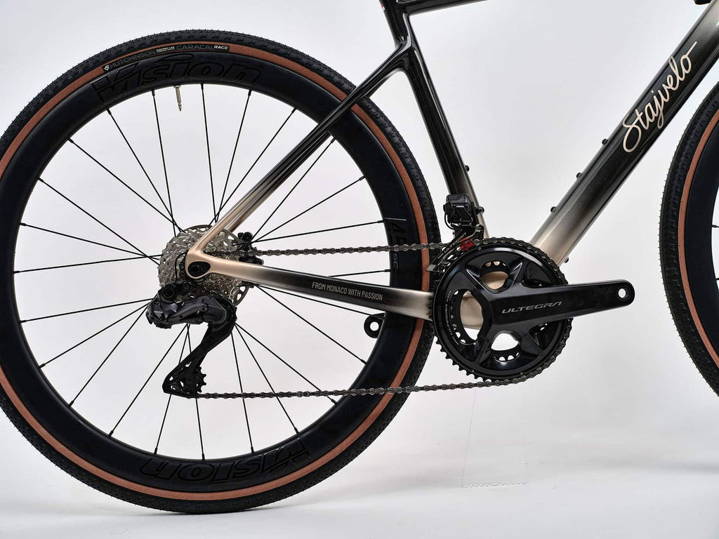 Vélo de Gravel Stajvelo Roccheta Allroad Shimano Ultegra Di2 12v Beige 2025