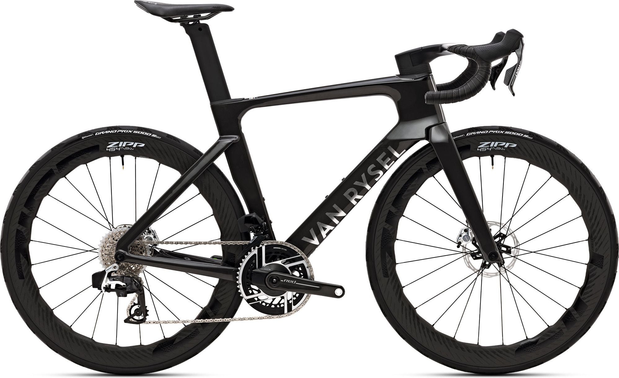 Vélo de Route Van Rysel RCR-F Pro Sram Red AXS 12V 700 mm Noir Carbon Raw Signature