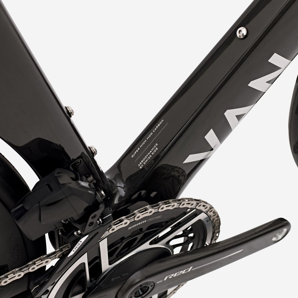 Vélo de Route Van Rysel RCR-F Pro Sram Red AXS 12V 700 mm Noir Carbon Raw Signature