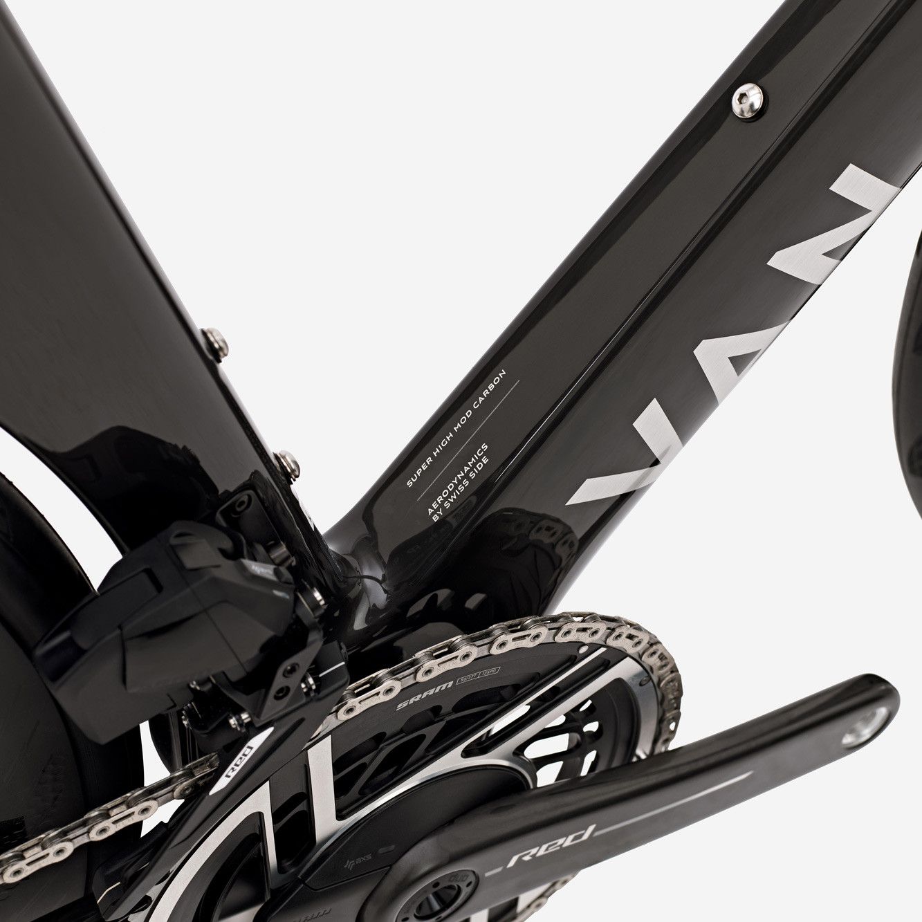 Vélo de Route Van Rysel RCR-F Pro Sram Red AXS 12V 700 mm Noir Carbon Raw Signature