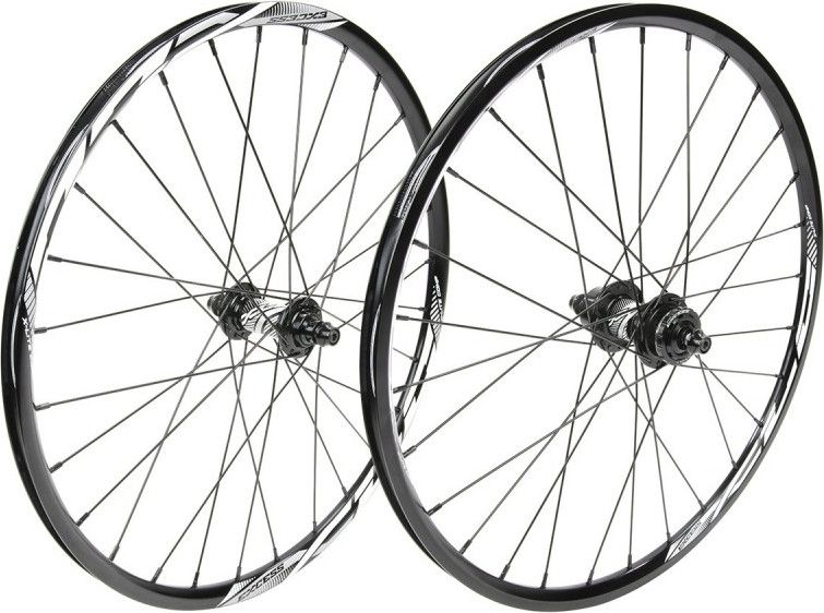 Paire de roue Excess XLC-2 Mini/Expert | 451x19.5mm | 36H Trous Noir 