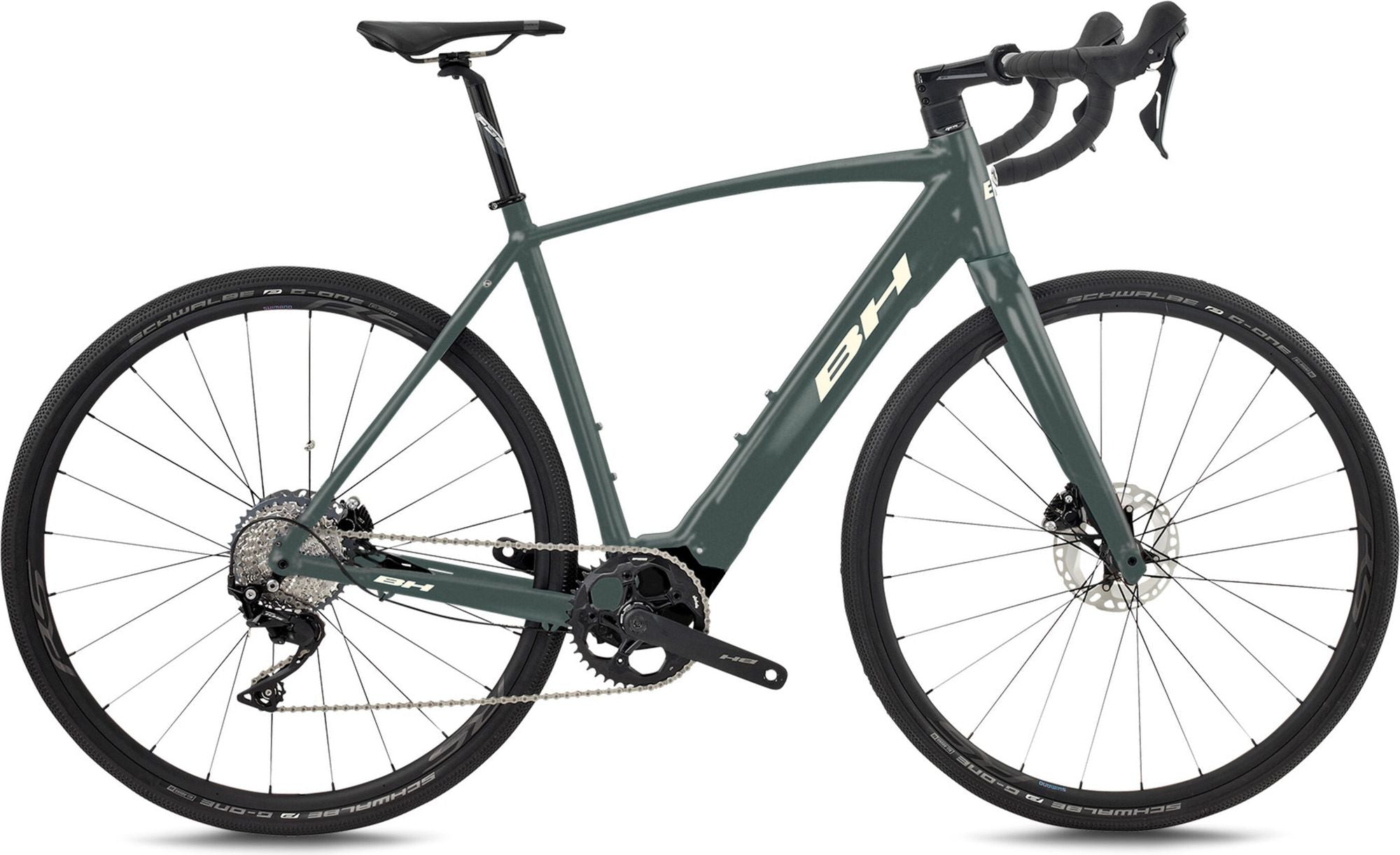 Vélo de Gravel Électrique BH i Gravel X 2.2 Shimano GRX 12v 630wh Vert 2025