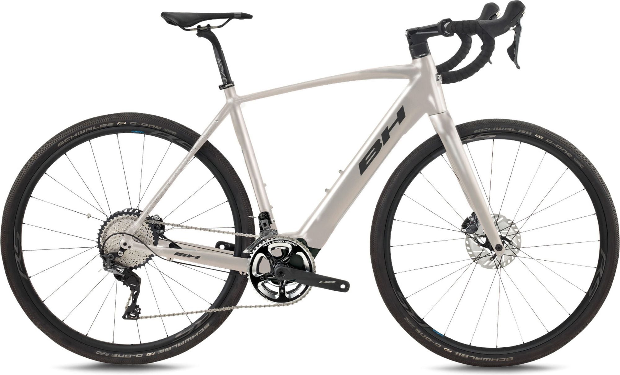 Vélo de Gravel Électrique BH i Gravel X 2.4 Shimano GRX 12v 630wh Beige 2025