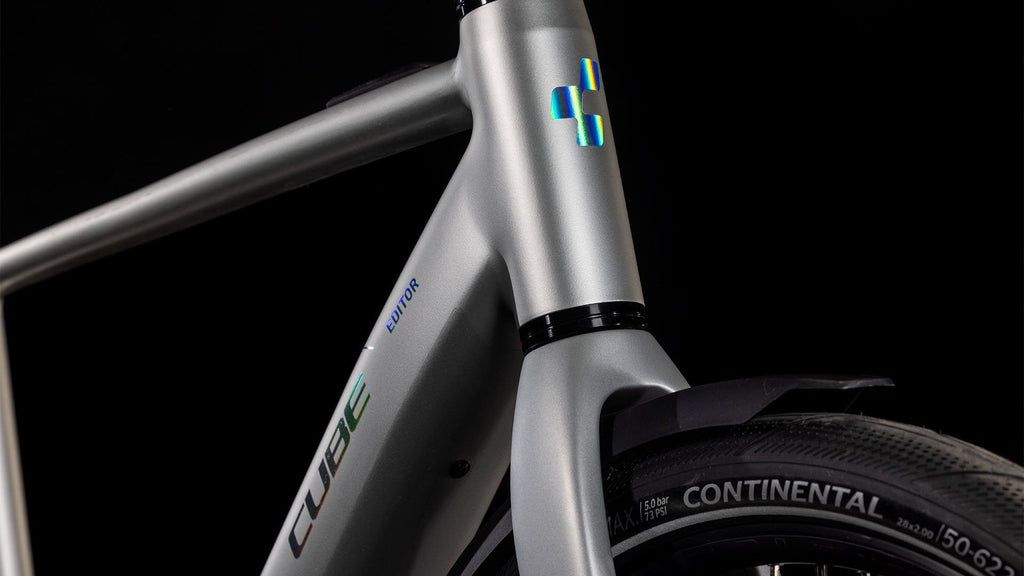 Vélo Fitness Électrique Cube Editor Hybrid SLX FE 400X Shimano Alfine 8V 400 Wh 700 mm Gris Sleek 2025