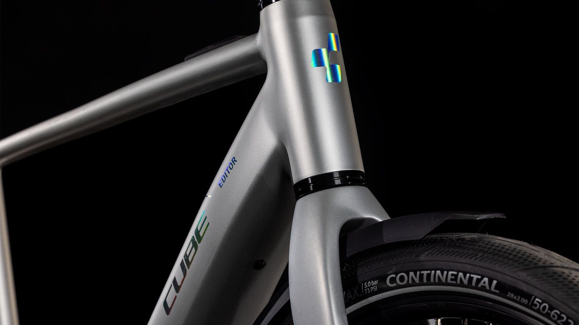 Vélo Fitness Électrique Cube Editor Hybrid SLX FE 400X Shimano Alfine 8V 400 Wh 700 mm Gris Sleek 2025