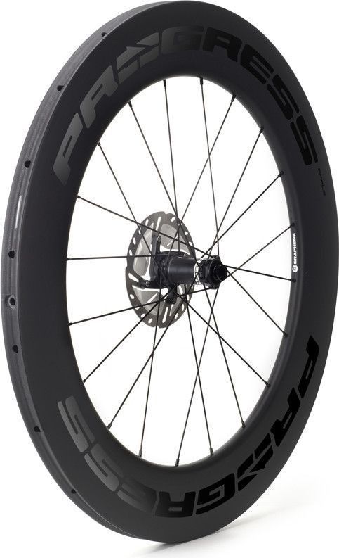 Paire de roues Progress Space Disc Boyau Noir | 12x100/12x142 mm | Center Lock | Campagnolo N3W