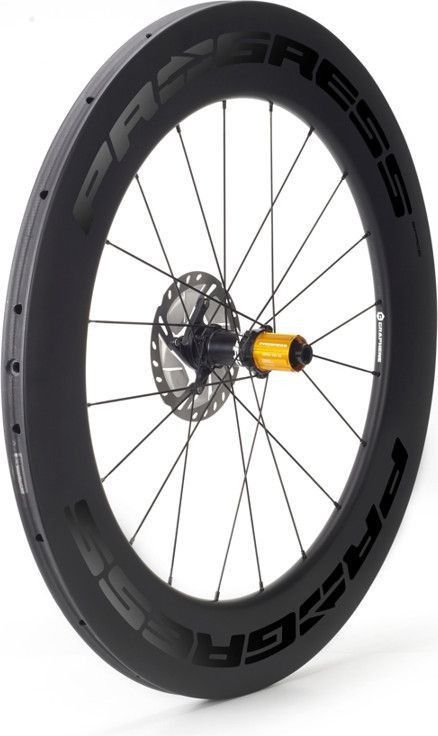 Paire de roues Progress Space Disc Boyau Noir | 12x100/12x142 mm | Center Lock | Campagnolo N3W