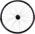 Roue vtt 20  kargo - vae - e-bike arriere disc et v-brake noire double paroi avec oeillets moyeu 500 cassette 10-9-8v. (renforce) rayon zing jante 25c 32 rayons