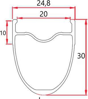 Paire de roues Progress Phantom | 9x100/9x130 mm | Patins | Shimano