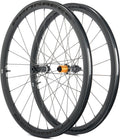 Paire de roues Progress AERO Disc Boyau Noir | 12x100/12x142 mm | Center Lock | Shimano