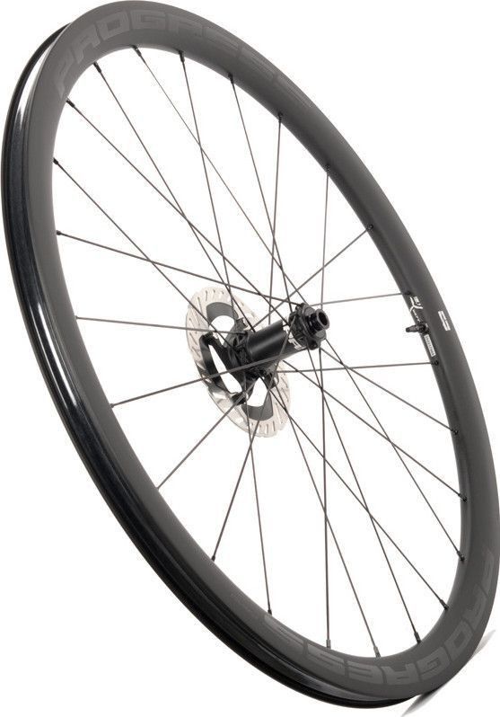 Paire de roues Progress AERO Disc Boyau Noir | 12x100/12x142 mm | Center Lock | Shimano