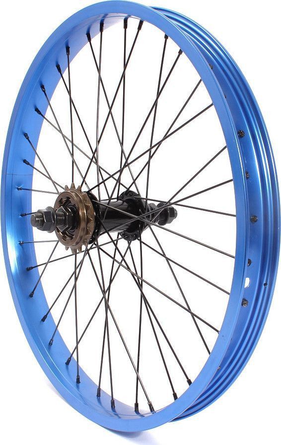 Roue arrière BMX PRISM 20 pouces bleu