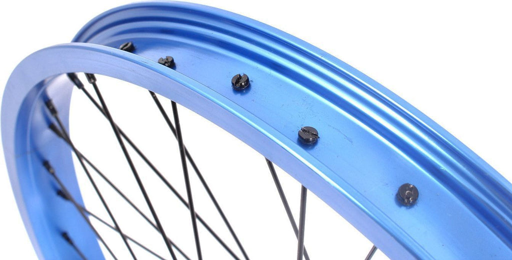 Roue arrière BMX PRISM 20 pouces bleu