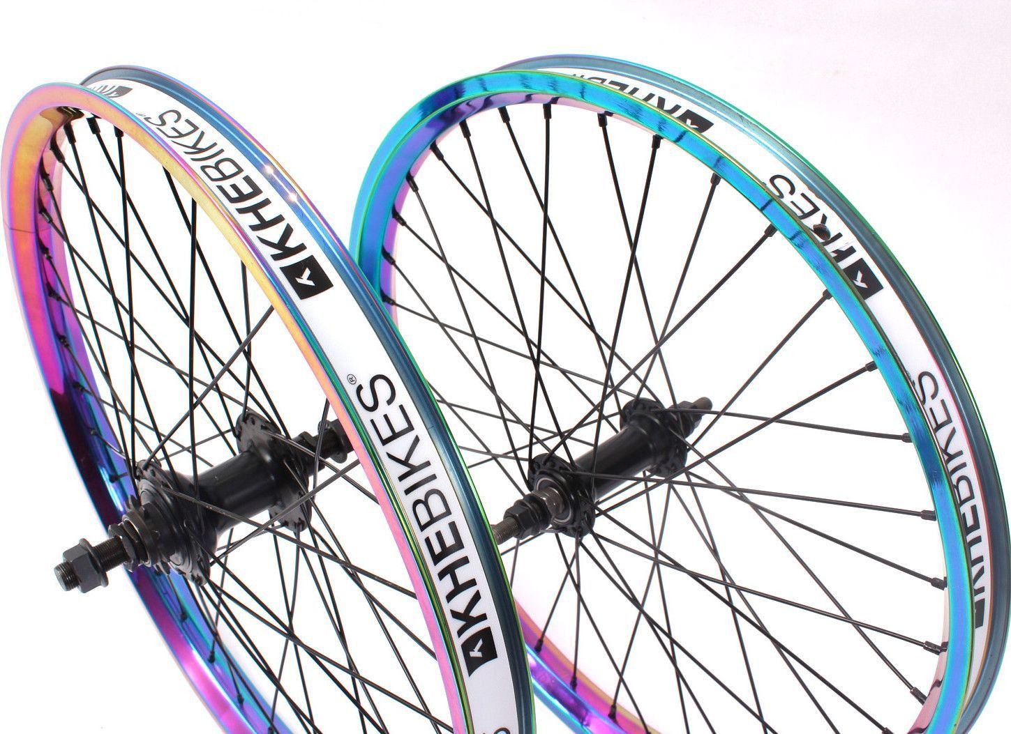 Jeu de Roues BMX 20 Pouces Oil Slick 14mm S/B KHEbikes