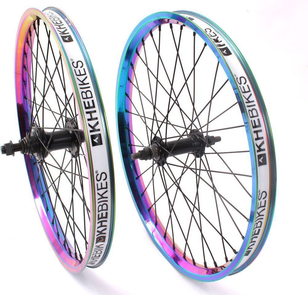Jeu de Roues BMX 20 Pouces Oil Slick 14mm S/B KHEbikes