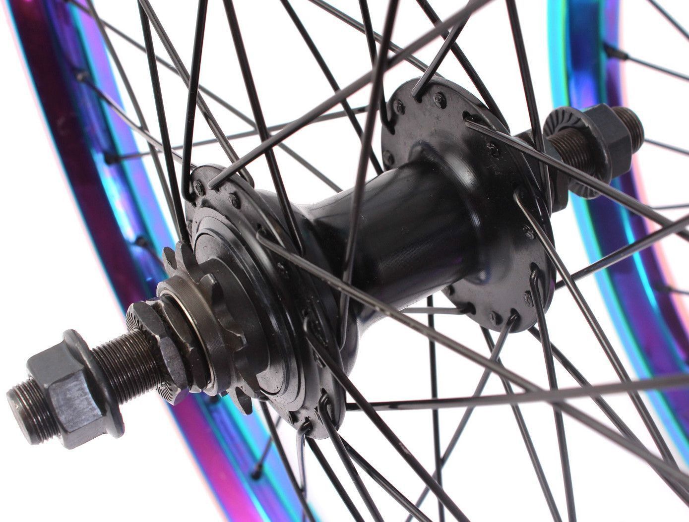 Jeu de Roues BMX 20 Pouces Oil Slick 14mm S/B KHEbikes