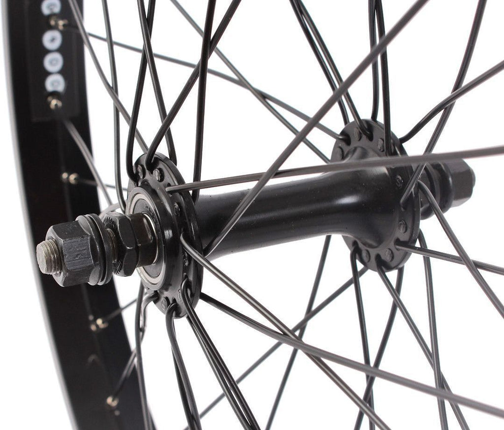 Jeu de Roues BMX MVP 20 Pouces Noir 10/14mm S/B KHEbikes