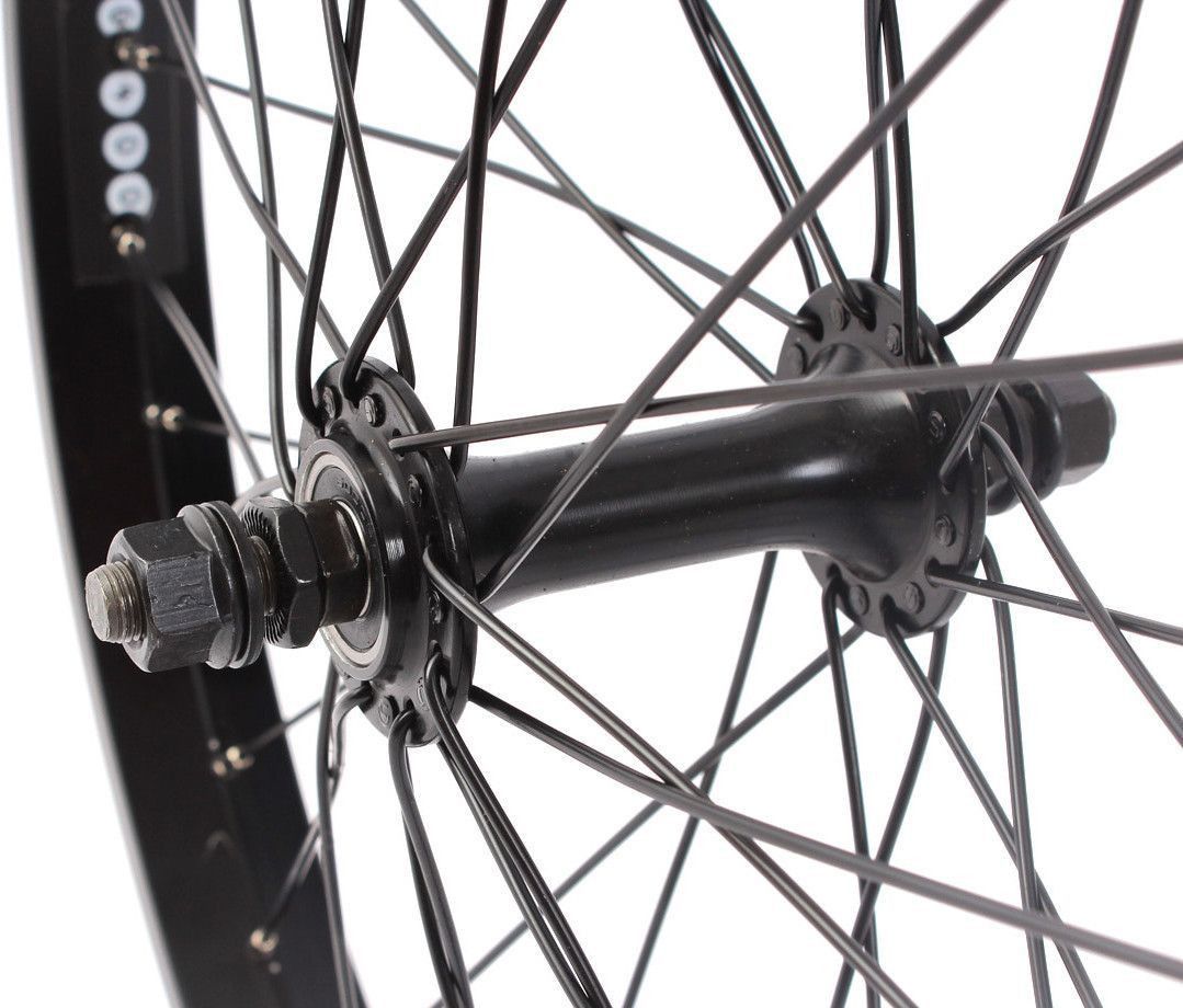 Jeu de Roues BMX MVP 20 Pouces Noir 10/14mm S/B KHEbikes