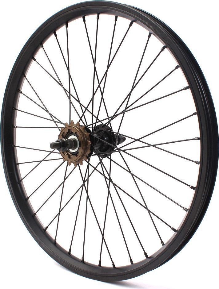 BMX Roue Arriere Noir 20 10mm KHEbikes