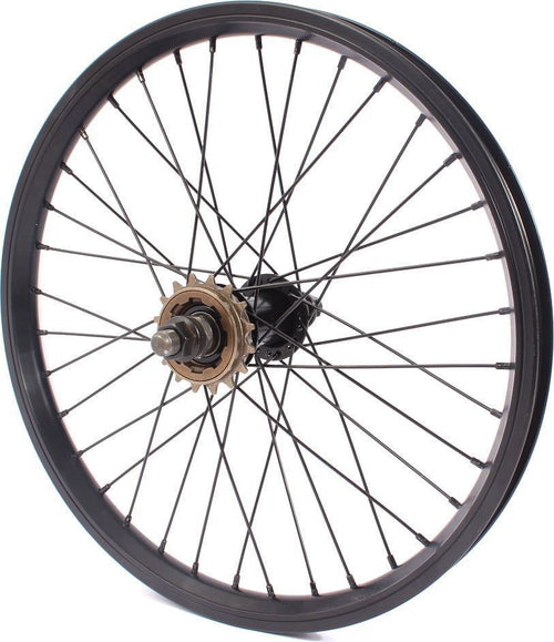 BMX Roue Arriere BLAZE Noir 18  14mm KHEbikes