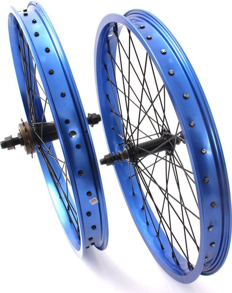Jeu de Roues BMX CHRIS BÖHM 20 Pouces Bleu KHEbikes