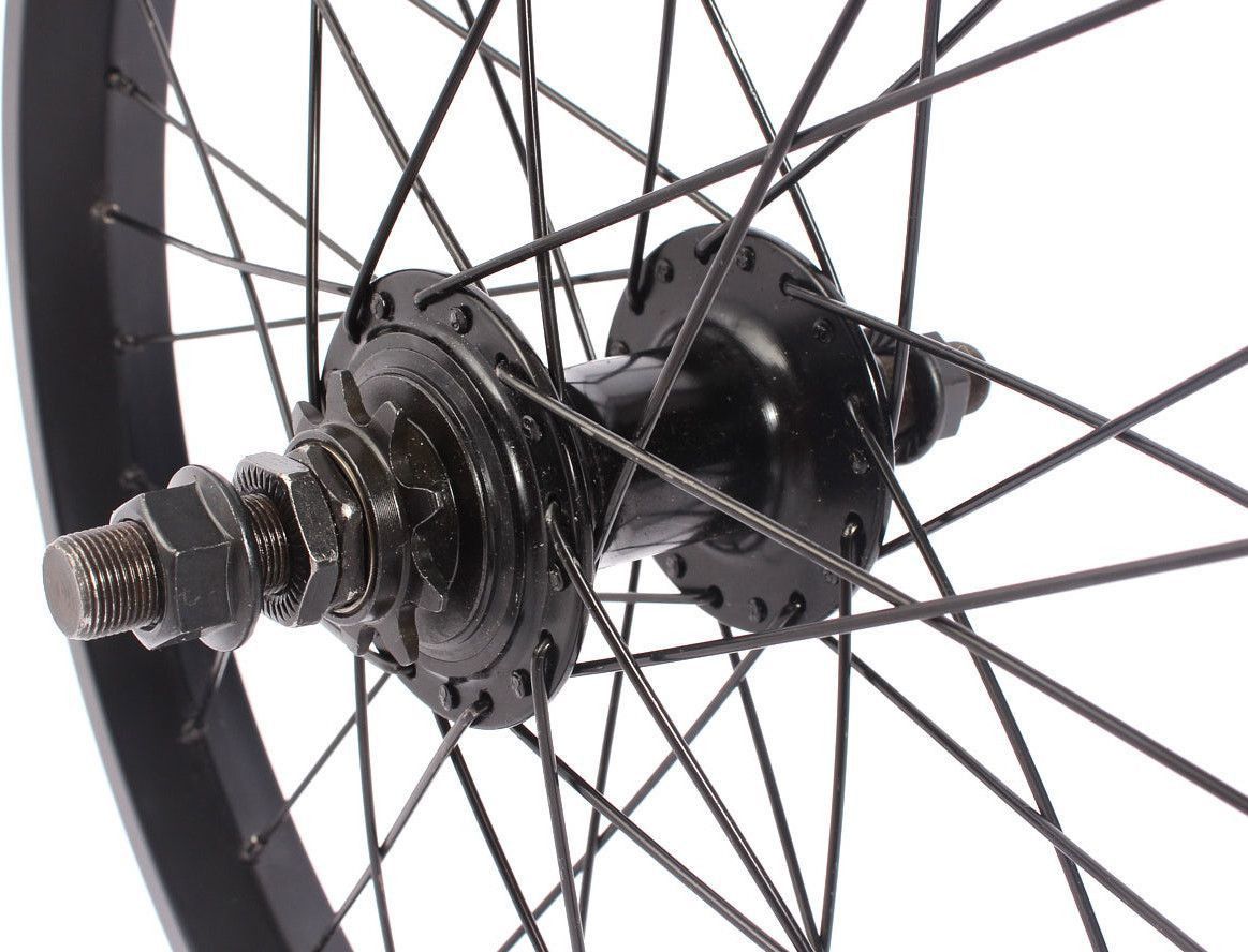 BMX Roue Arriere ARSENIC Noir 18 Pouces KHEbikes