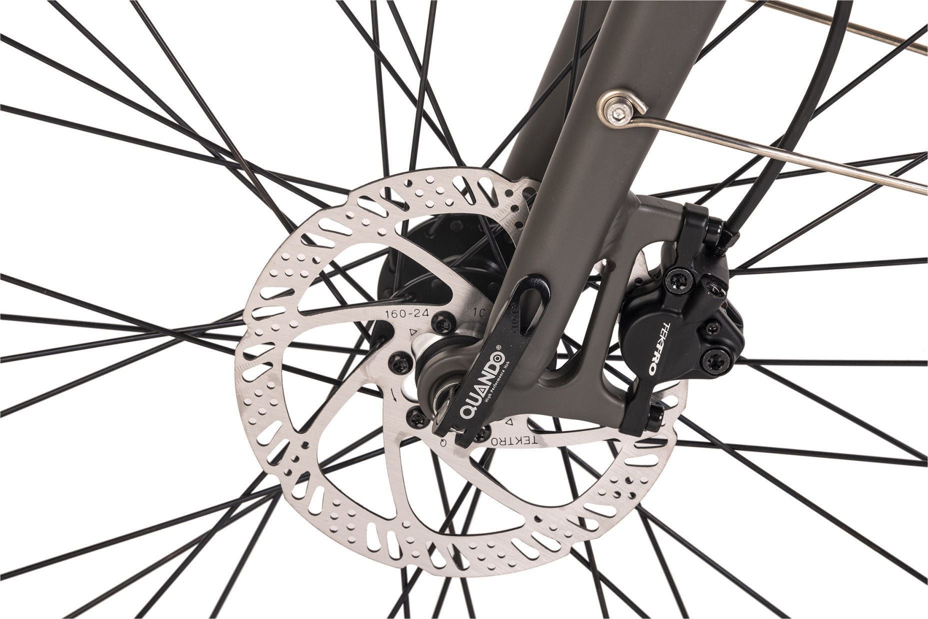 Vélo électrique homme 28  Hollandia Mantova gris