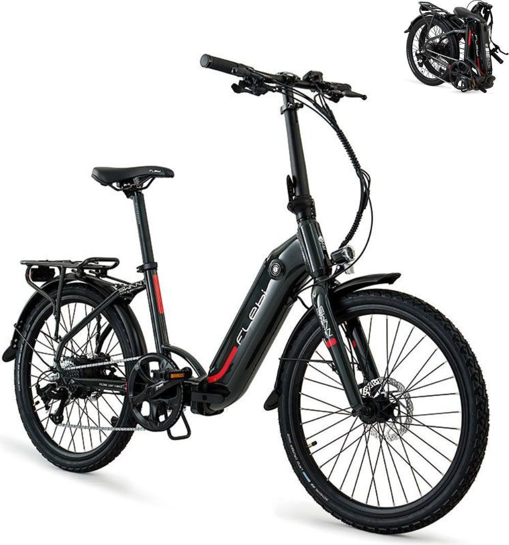 Vélo Electrique Pliant Flebi Swan 24  Grey raptor