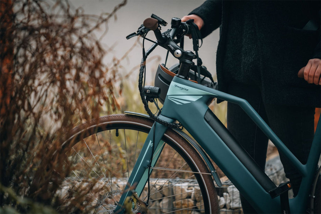 Vélo électrique Vadrouilleur 21.1 - Full carbone - Autonomie 100Km - Bleu