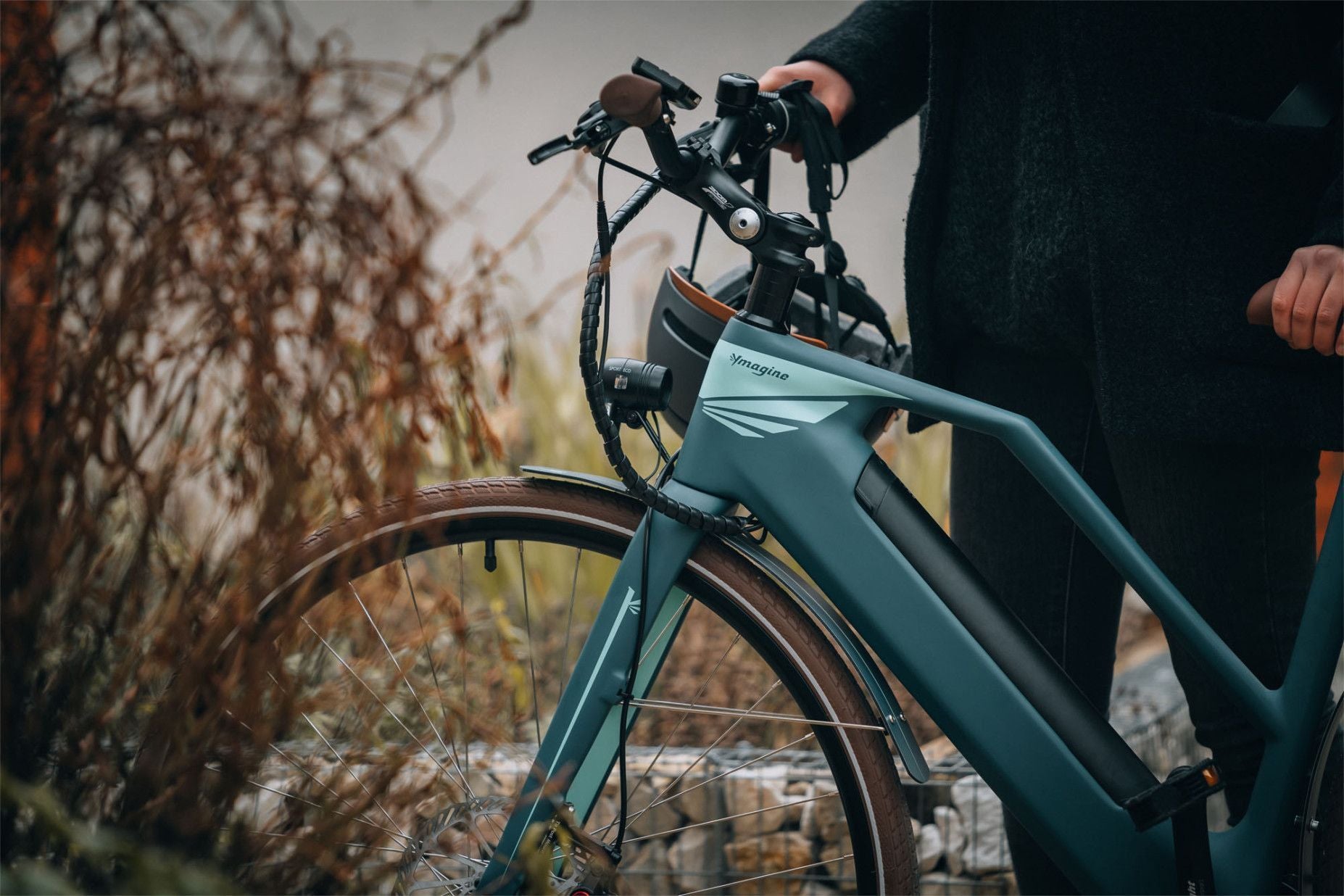Vélo électrique Vadrouilleur 21.1 - Full carbone - Autonomie 100Km - Bleu