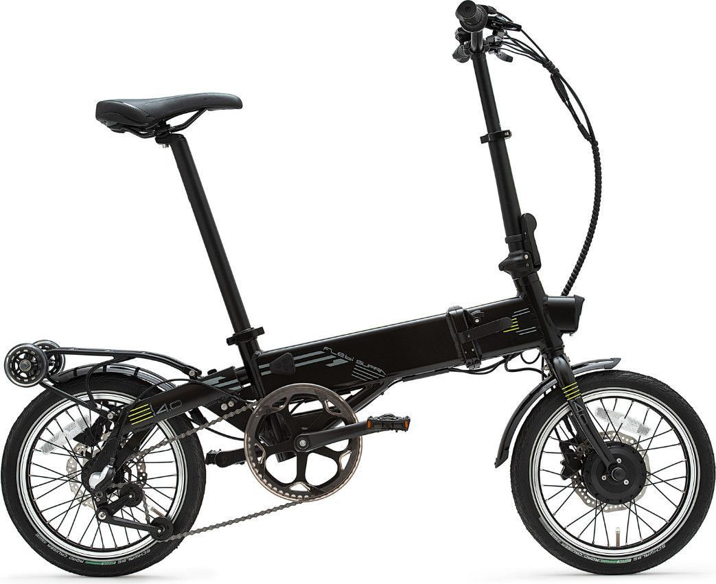 Vélo Electrique Pliant Flebi Supra 4.0 Black lime | Roues 16