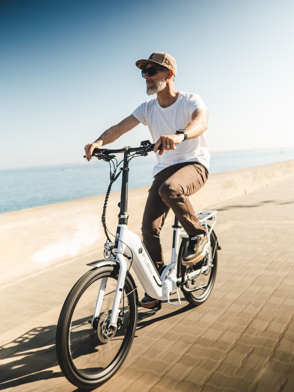 Vélo Electrique Pliant Flebi Swan 24  White | Roues 24