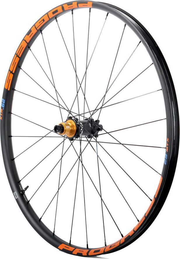Paire de roues Progress MTX Nitro 29" Orange | Boost 15x110/12x148 mm | 6 Trous | Shimano Microspline