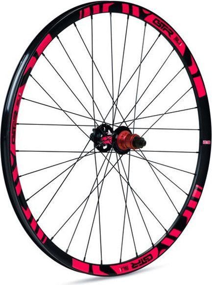 Roue VTT Gurpil Sl23 27.5´´ Disque VTT Roue arrière Noir 9.5 X 135 Mm / Sram XdRouge