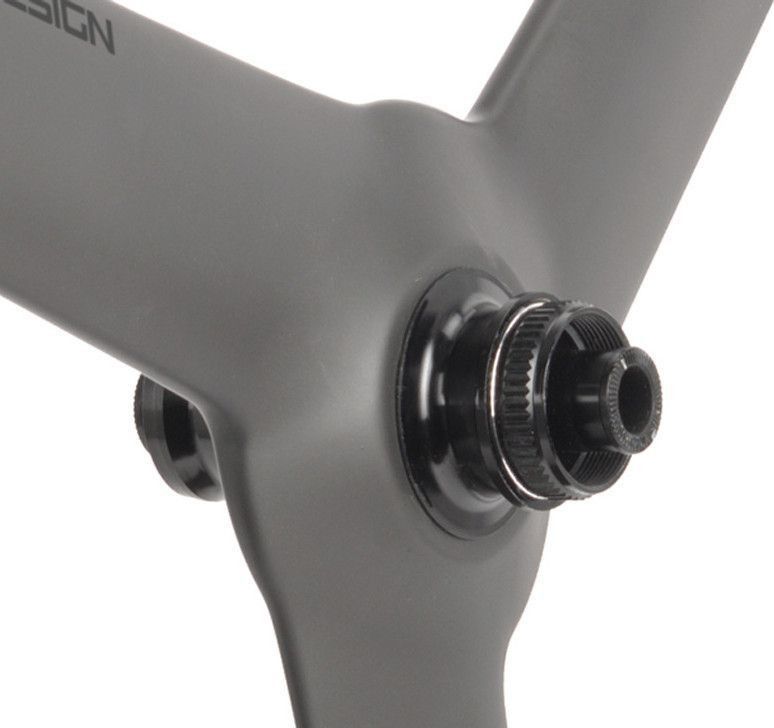 Roue Avant Progress A-7F Disc Noir 3-Bâtons | 12x100mm | Center Lock
