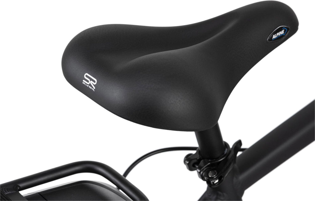 Vélo électrique homme aluminium Adore Versailles 28  E-Bike noir 250 Watt Li-Ion 36 V/10,4 Ah 7 vitesses