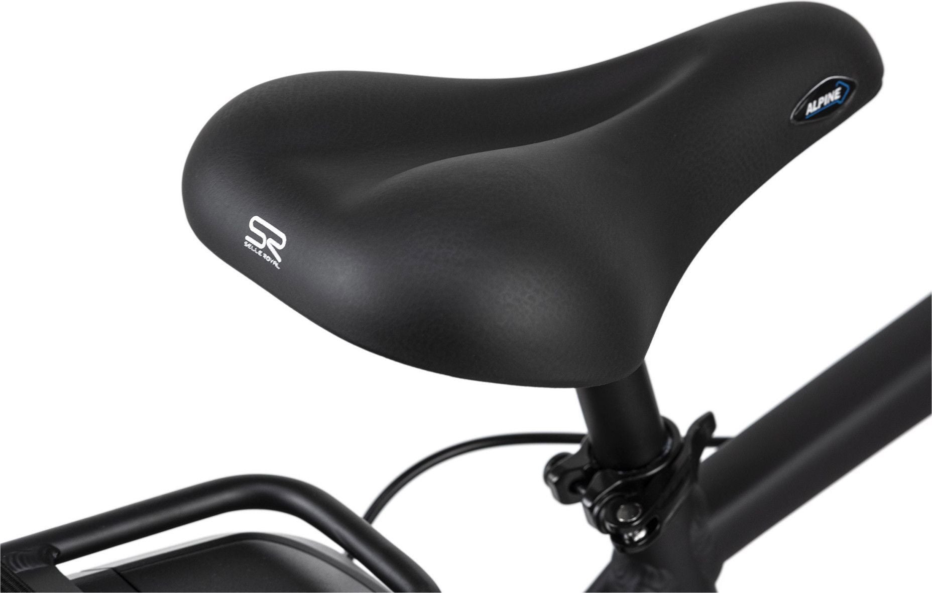 Vélo électrique homme aluminium Adore Versailles 28  E-Bike noir 250 Watt Li-Ion 36 V/10,4 Ah 7 vitesses