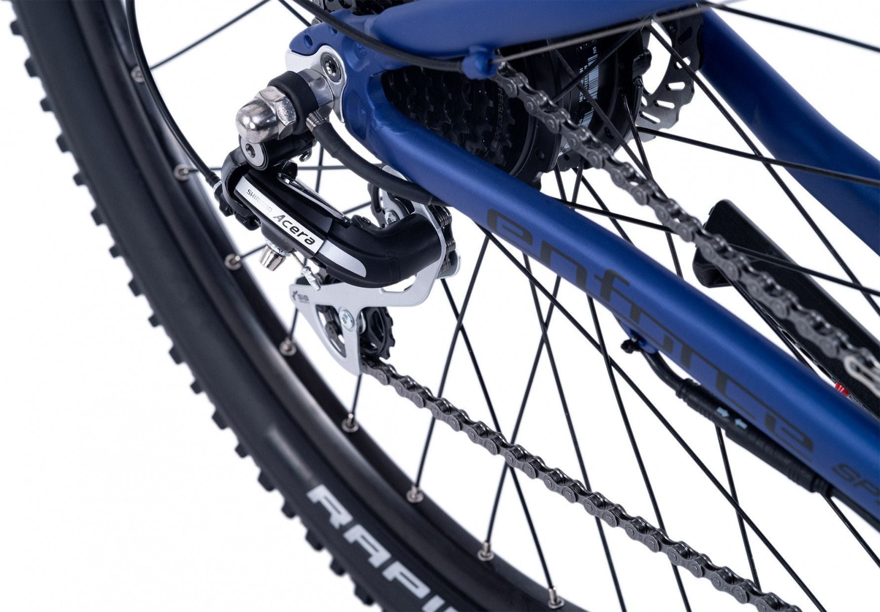 VTT semi rigide électrique 29'' Adore Enforce Bleu 24 vitesses