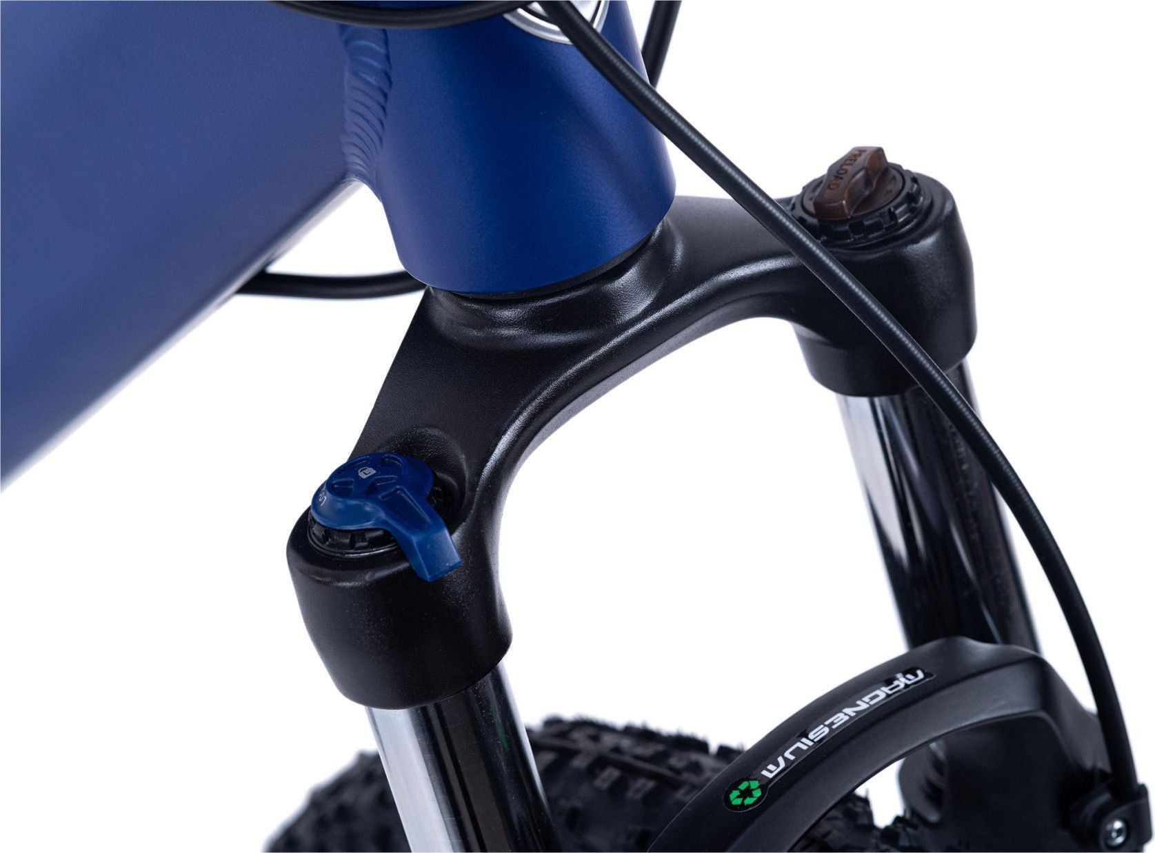 VTT semi rigide électrique 29'' Adore Enforce Bleu 24 vitesses